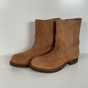 Vintage Sears Roebuck Wellington Boots | Rough Out Suede | Wearmaster | 8 D